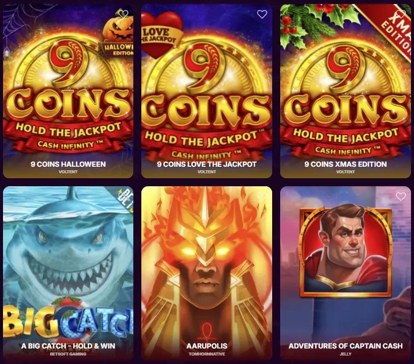 Gokkasten van de beste aanbieders bij Duckysino Casino