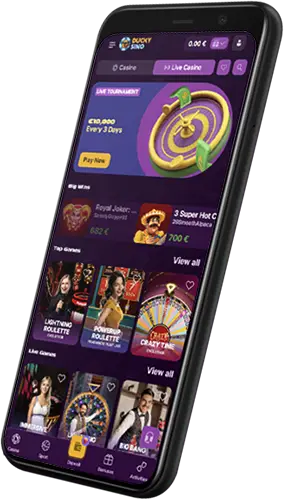 Speel de Duckysino casino-app op je telefoon